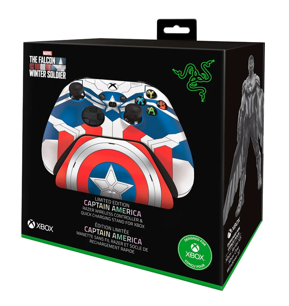 MANDO XBOX RAZER EDITION CAPTAIN AMERICA